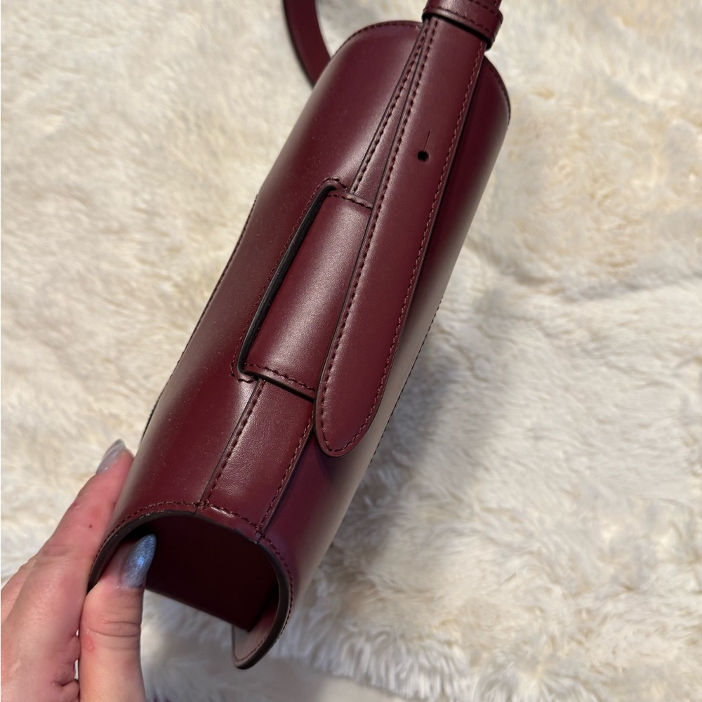 Polene Deep Burgundy Shoulder Bag - Picture 2 of 5